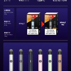 Relx 6代 煙桿 悅刻主機 (通用Relx 4, 5，6代煙彈及通用彈）
