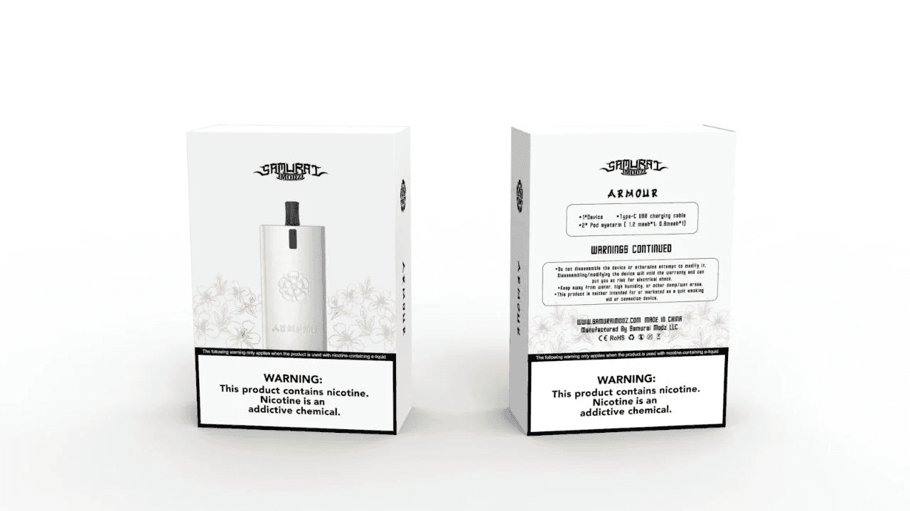 將軍SAMURAI Armour鎧甲電子煙主機空倉煙彈官網:圖片 9